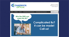 Desktop Screenshot of chadwickoptical.com